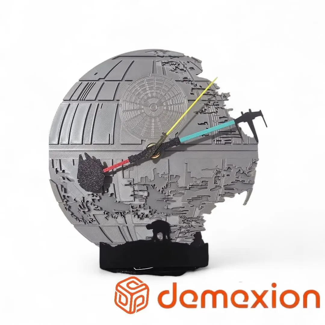 Reloj de pared temático fabricado por DEMEXION 3D